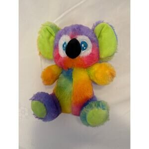 10" Bright Rainbow Kosmo Koala Stuffed Plush Bear Lovie